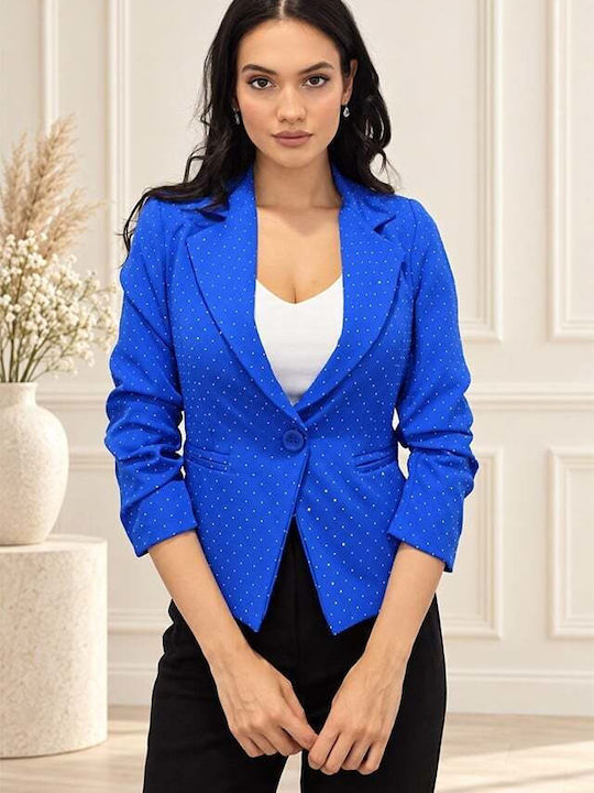 Sacou scurt de damă Royal Blue