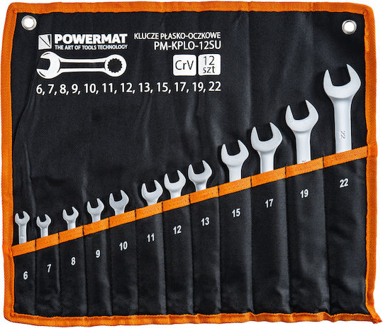 Powermat Σετ 12 Μονά Κλειδιά Πολύγωνα