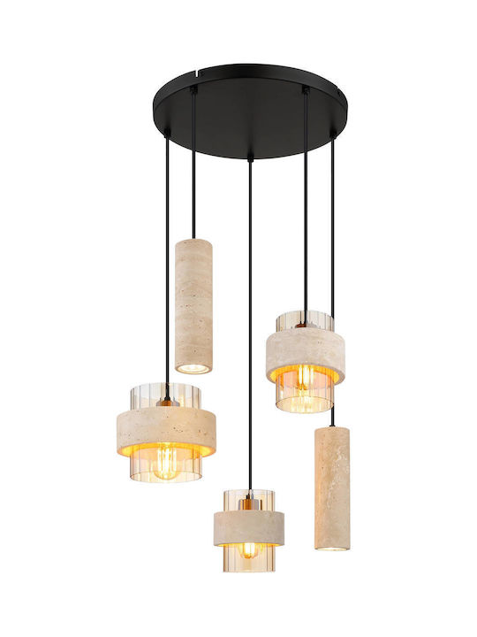 Globo Lighting Κρεμαστό Φωτιστικό Μαύρο