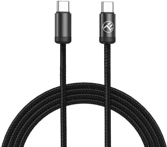 Tellur Minimalist Usb-c To Usb-c Data Fast Charging Cable 240 W 2m Black