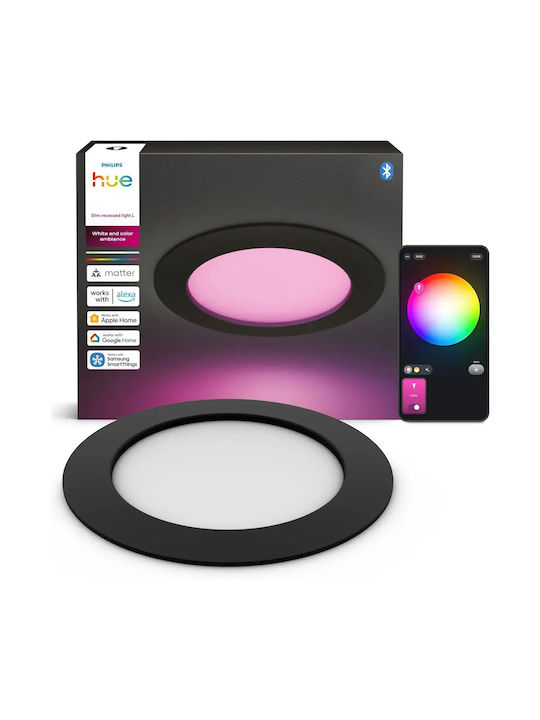 Philips Hue Waca Slim Spot Încastrat Negru
