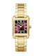 Cluse Damenuhr 22.4mm Batterie mit rostfreiem Stahlarmband Dark Cherry/Gold