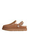 Goldenstar Leder Damen Hausschuhe Braun