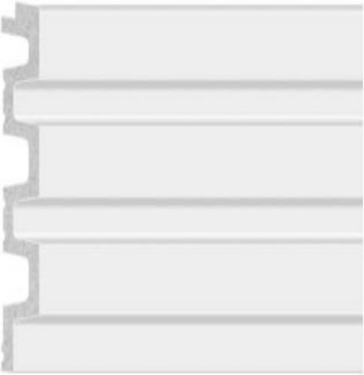 Wandverkleidungsstein Duropolymer Weiß 155x25mm Nr 023