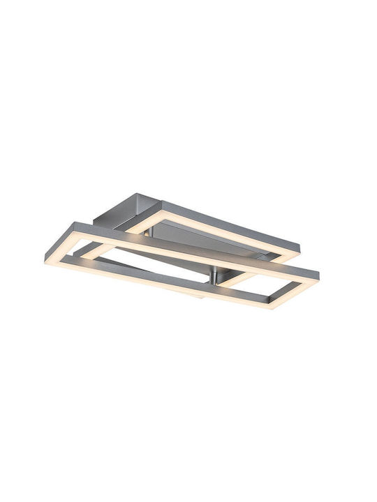 Rabalux Smart Deckenleuchte montieren 37cm Silber mit Integrierte LED