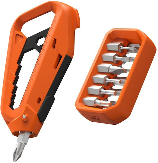 Tactica Tactica 18-teilige Multitool Orange mit Scheide Set 12 Stück