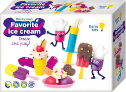 Genio Kids Atelier De Înghețată Casetă Aluat De Modelare Colorat Pentru 3+ Ani