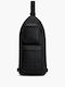 Herren Schulter / Crossbody Tasche Schwarz