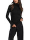 Women's Long Sleeve Blouse Black