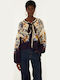 Women's Blouse Long Sleeve with V-Neckline Multicolour