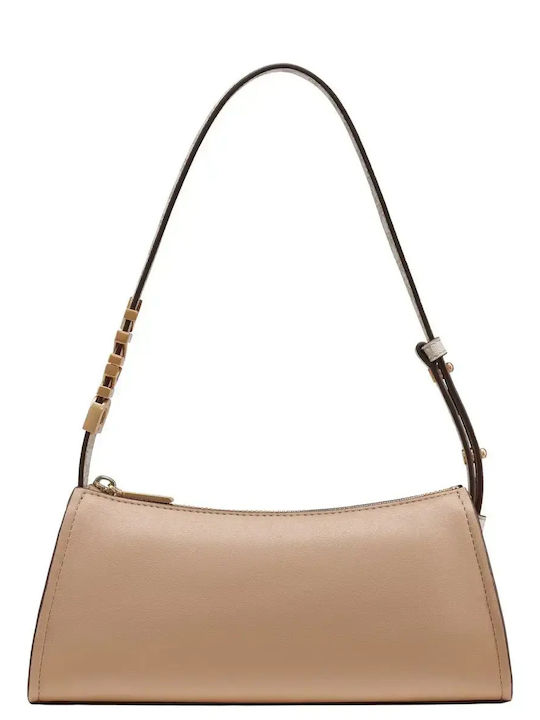 DKNY Damen-Schultertasche Camel