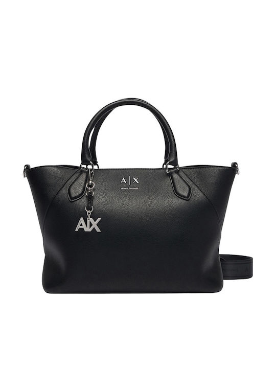 Fabric Women's Handbag Black