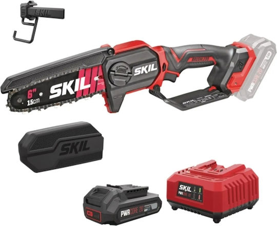 Skil 0512 CA Akku-Kettensäge 1x2Ah 20V 1,2kg mit Klingenlänge 15cm