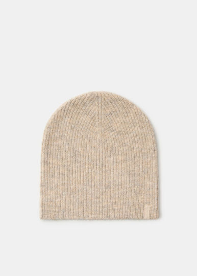 Beanie Unisex Σκούφος Πλεκτός σε Μπεζ χρώμα