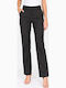 Women's Fabric Trousers in Regular Fit Grey WM-ZFS14738-27TR-GREY