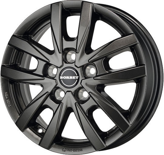 Borbet Cw5 6.0x16 5x118 Et68 Сив Антрацит
