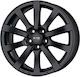 Platin P 58 7.0x16 5x114.3 ET40 Black Aluminum Car Wheels