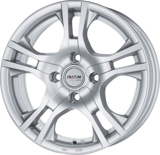 Platin P 53 6.0x15 4x100 Offsetul Jantei 38 Argintii