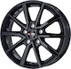 Platin P 95 6.5x16 5x114.3 Et50 Μαύρο