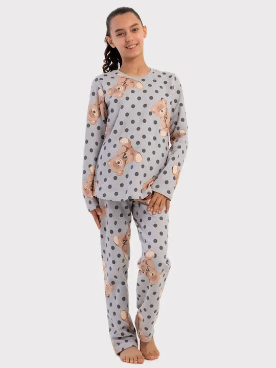 Vienetta Secret Pijama de Iarnă Gri pentru Copii Vienetta Secret Pijama de Iarnă Gri pentru Copii