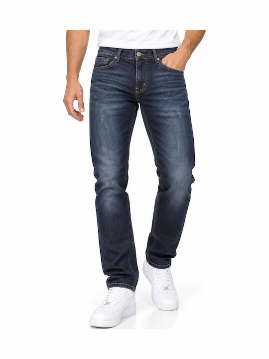 Men's Jeans Pants Relaxed Straight Fit Blue