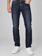 Мъжки Джинсов Панталон Relaxed Straight Fit Тъмносин