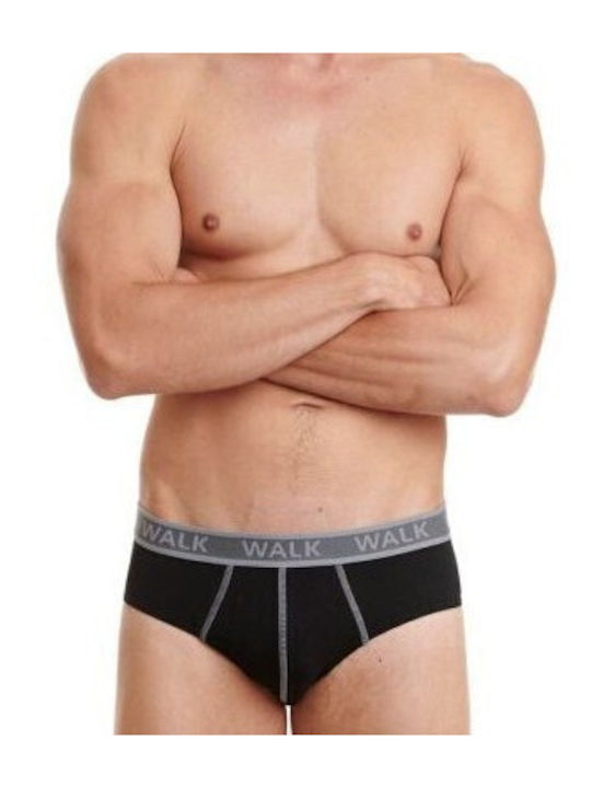 Walk Herren Slips Schwarz 2er Pack