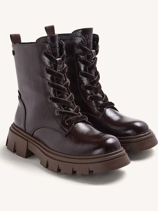 Gioseppo Kinderstiefel mit Schnürsenkeln Braune