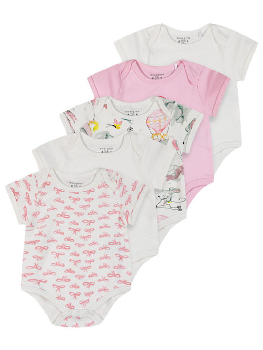 Energiers Mehrfarbige Baby-Strampler Set 5 Stück