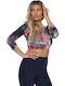 Women's Athletic Sports Bra Printed 13