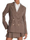 Fracomina Long Women's Blazer Multicolor
