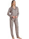 Relax Anatomic Relax Anatomic Damen Schlafanzug Set Braun Sommer