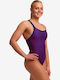 One Piece Swimsuit Peach Tea