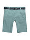Kinder Shorts Bermudas Stoff Grün