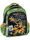 Graffiti Kindergarten Backpack School Bag Green