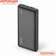 Amaya Apb-p128 Power Bank 10000mAh 2 Usb-a Anschlüsse Usb-c & Micro-usb Led-Anzeige Schwarze