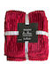 Sherpa Decke Übergröße 220x240cm Burgundisch