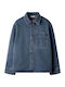 Kids Long-Sleeved Denim Shirt Medium Blue Denim