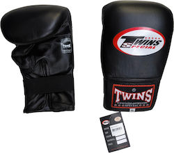 Twins Special Boxing Gloves Leather for Sack Black
