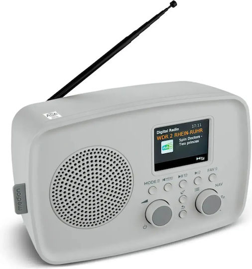 Medion DRE-1 Tischplatte Radio DAB+ mit Bluetooth Graues
