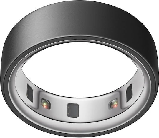 Oura Ring 4 Größe 9 Wasserdicht mit Pulsmesser Stealth (Abonnement erforderlich)