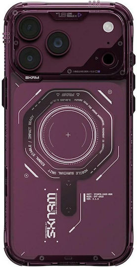 Skinarma Magma Back Cover Metalic Burgundy iPhone 18 Pro Max / 17 Pro Max