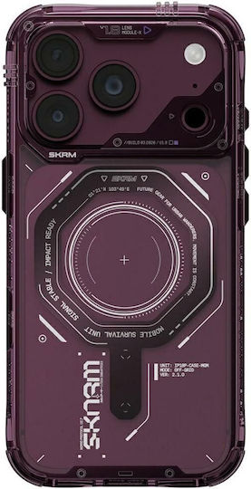 Skinarma Magma Back Cover Metalic Burgundy iPhone 18 Pro / 17 Pro
