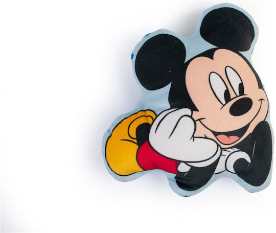 Disney Детска Декоративна Възглавница Mickey Светлосин