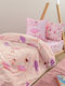 Palamaiki Palamaiki Baby Bettlaken Für Krippe Baumwolle Angepasst Mk785 Rosa 130x170cm