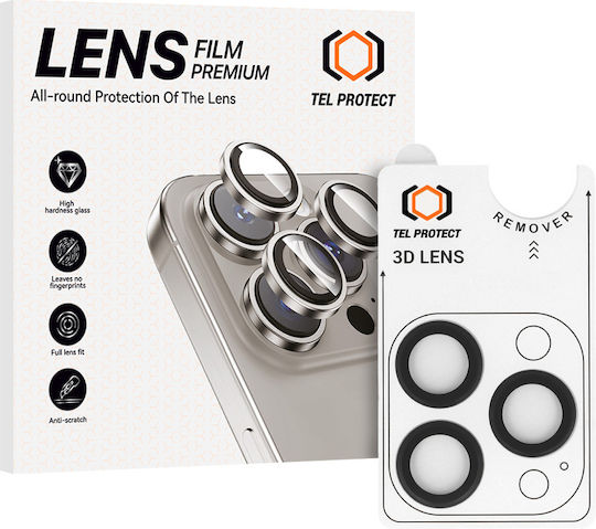 Tel Protect Handy-Kameraschutz Gehärtetes Glas Schwarz Für Das iPhone 18 Pro/18 Pro Max