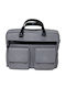 Leather Men's Grey Briefcase