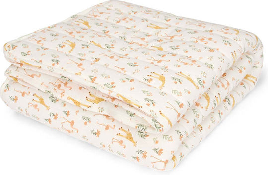 Little Dutch Blooming Safari Beige Blanket 110x140cm