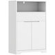 HomCom Dulap de baie 60x30x91.5cm Alb