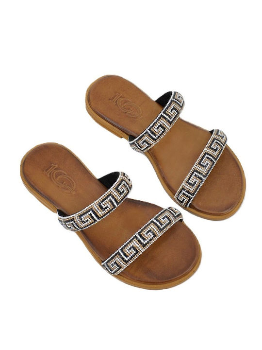 Sandale Casual Damă Din Piele Negre